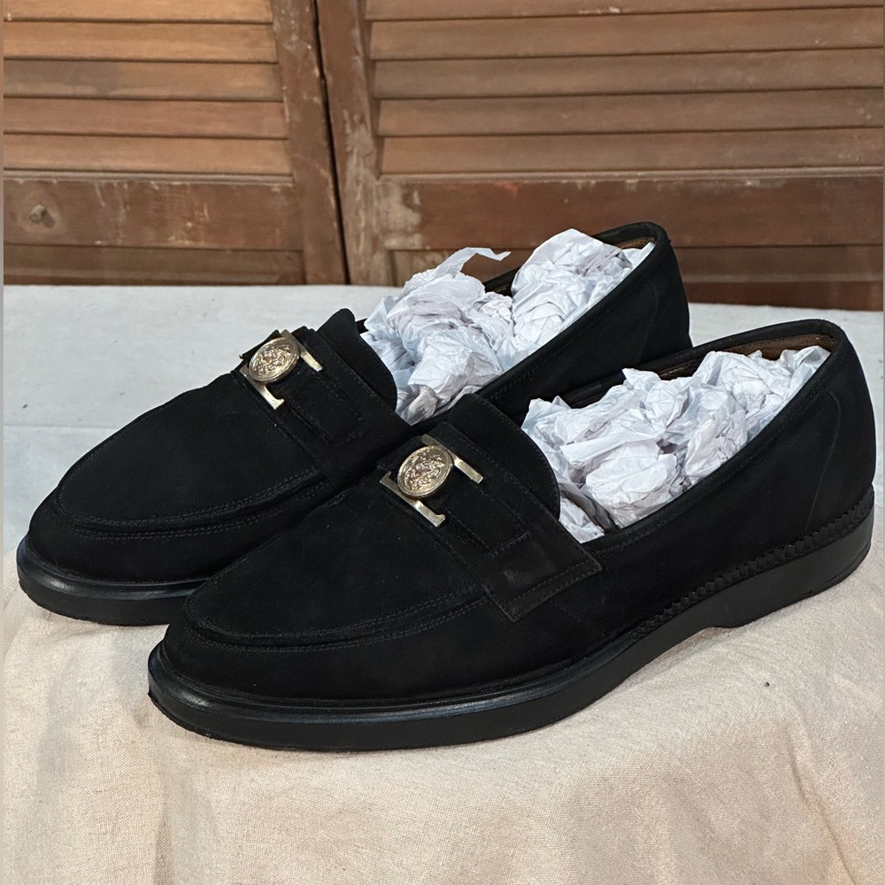 Men’s Vintage Versace Black Loafers